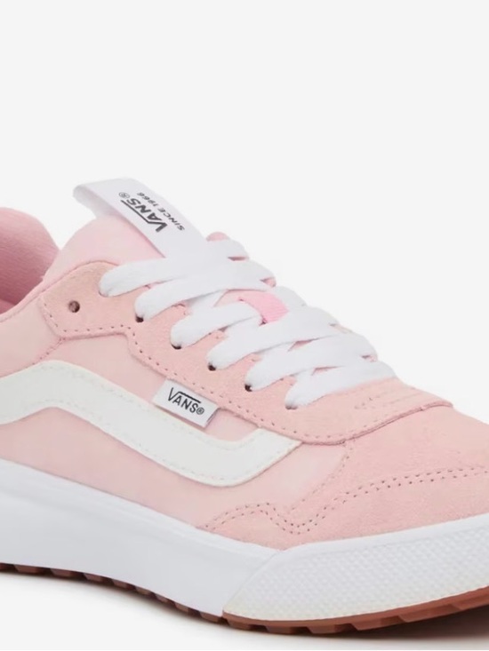 Vans Shoes - Vans Pink Skate Sneakers with White Sidestripe
